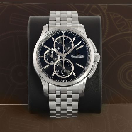 Pre-owned Maurice Lacroix Pontos Automatic Chronograph pt6188-ss002-330