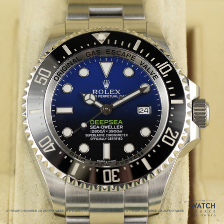 Pre-owned Rolex Deepsea James Cameron 116660 Blue