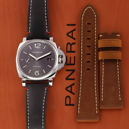 Pre-owned Panerai Limited Edition Lucerne & Zurich Luminor Due 42mm pam01083