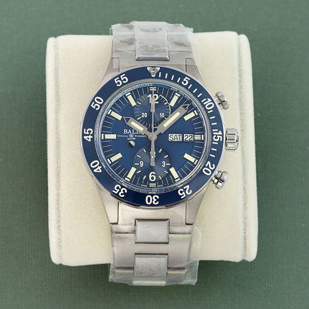Pre-owned Ball Watch Roadmaster Rescue Chronograph 41mm DC3030C-S1-BE