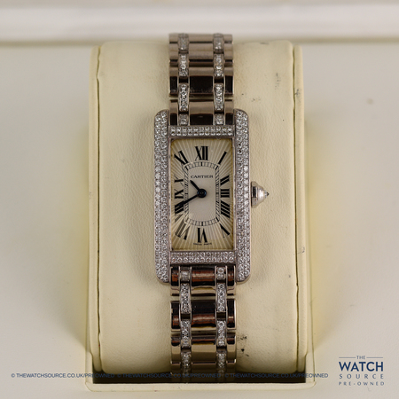 Pre-owned Cartier Tank Americaine WB7044MP