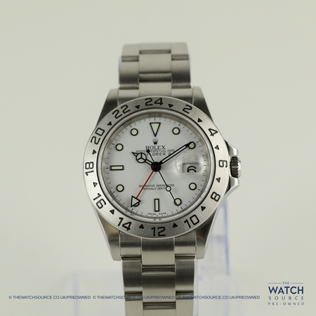 Pre-owned Rolex Explorer II White 42mm 216570