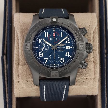 Pre-owned Breitling Super Avenger Night Mission Chronograph 48mm V13375101C1X2