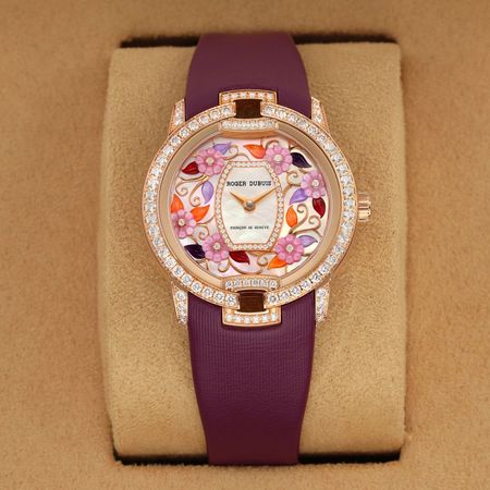 Pre-owned Roger Dubuis Velvet Blossom Automatic 36mm LIMITED 88 PIECES RDDBVE0049 DBVE0049