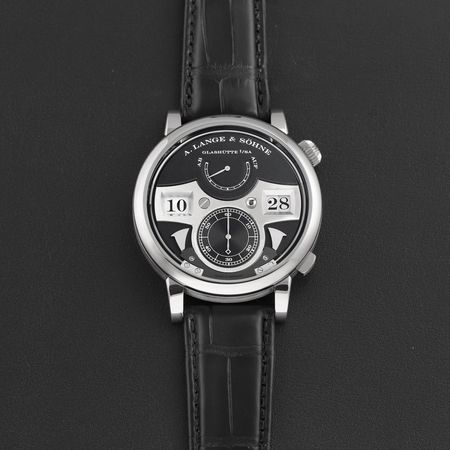 Pre-owned A. Lange & Sohne FACTORY SERVICED Zeitwerk Striking Time 44.2mm 145.029