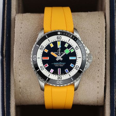 Pre-owned Breitling Superocean Automatic RAINBOW 42mm A17375211B2S4