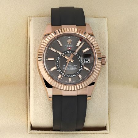 Pre-owned Rolex Sky Dweller 42mm 326235 Dark Rhodium