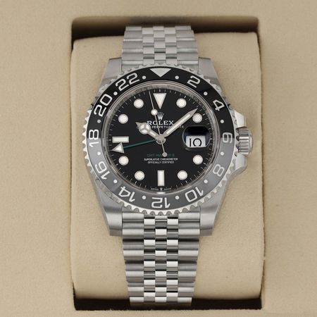 Pre-owned Rolex GMT Master II 40mm 126710GRNR Jubilee