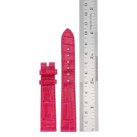 Pre-owned Chopard  Pink Fuchsia Glossy Alligator Leather