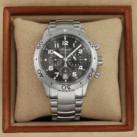 Pre-owned Breguet FACTORY SERVICE Type XXI Flyback 42.5mm 3810ST/92/SZ9