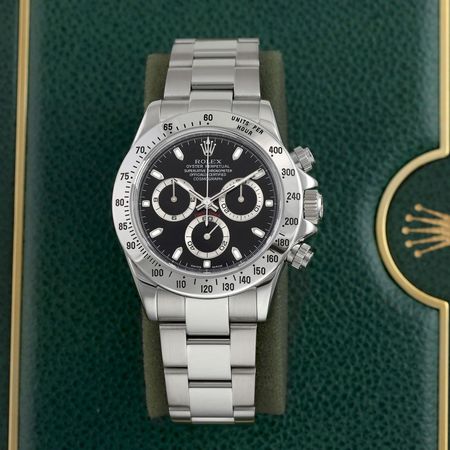Pre-owned Rolex FACTORY SERVICED Cosmograph Daytona 116520 Black