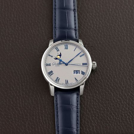 Pre-owned Glashutte Original Senator Excellence Panorama Date Moonphase 40mm 1-36-24-02-02-61