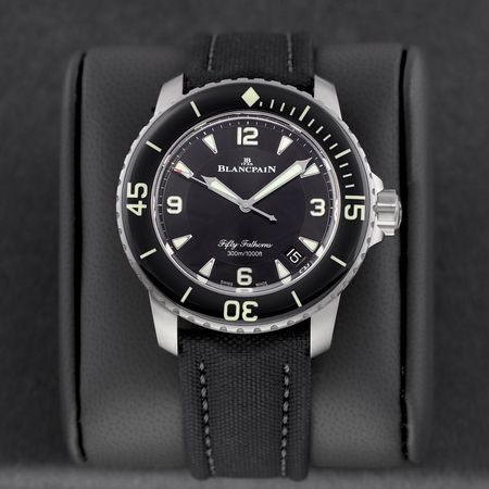 Pre-owned Blancpain Fifty Fathoms Automatic 45mm 5015-12B30-B52A
