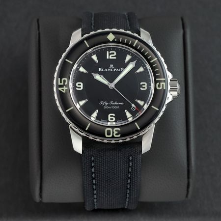 Pre-owned Blancpain Fifty Fathoms Automatic 45mm 5015-1130-52b
