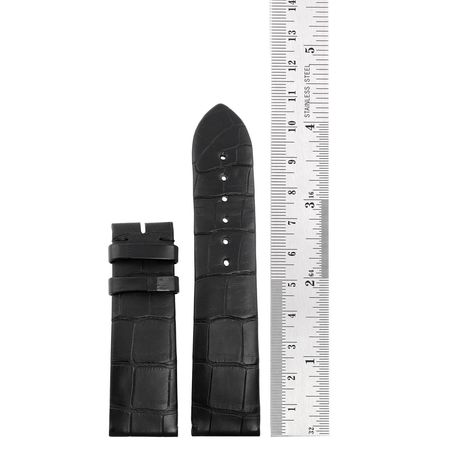 Pre-owned Jaquet Droz  Black Alligator strap