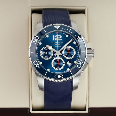 Pre-owned Longines HydroConquest Automatic Chronograph 43mm L3.883.4.96.9