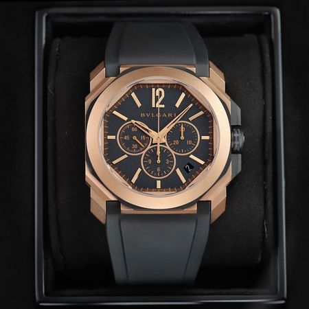 Pre-owned Bulgari Octo L'Originale Chronograph 41mm 103204