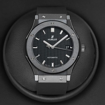 Pre-owned Hublot Classic Fusion Automatic Black Magic 45mm 511.CM.1771.RX