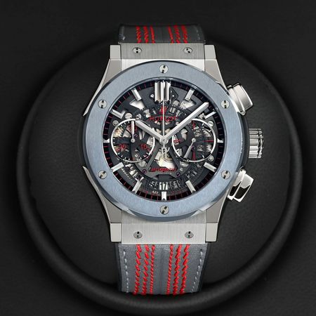 Pre-owned Hublot Aerofusion Chronograph 45mm ICC Limited 525.NF.0137.VR.WCC19