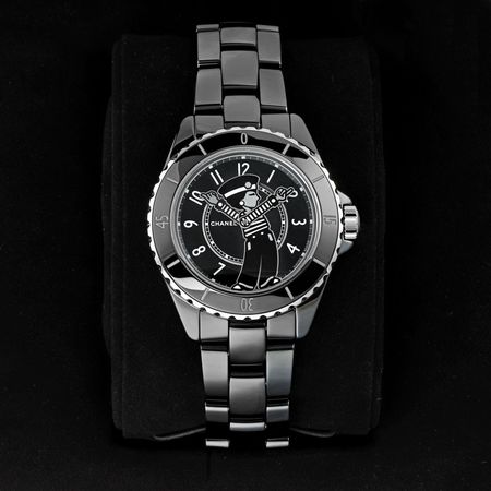 Pre-owned Chanel Mademoiselle J12 La Pausa Automatic 38mm H7609