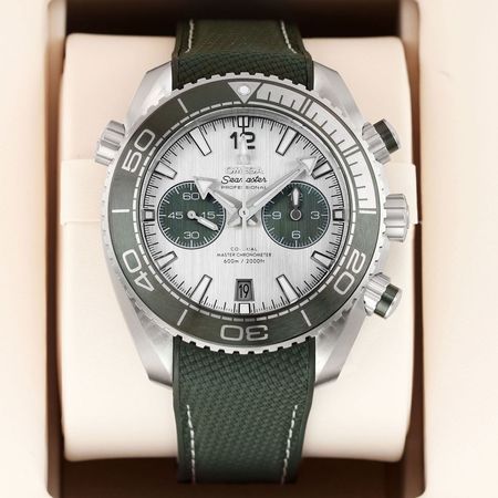 Pre-owned Omega Planet Ocean 600m Chronograph 45.5mm 215.32.46.51.06.001