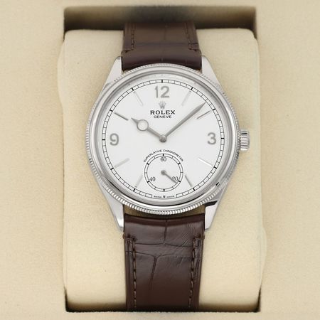 Pre-owned Rolex 1908 39mm 52509 White