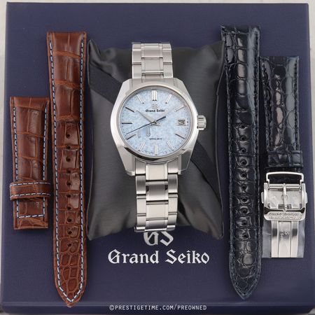 Pre-owned Grand Seiko Heritage Spring Drive Automatic Limited 40mm SBGA387