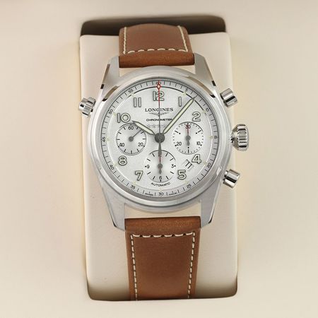 Pre-owned Longines Spirit Automatic Chronograph 42mm L3.820.4.73.2