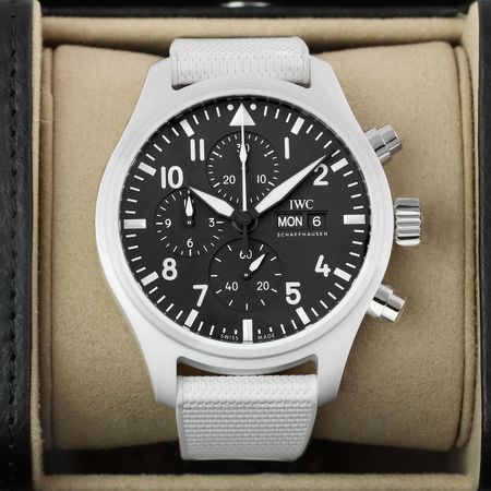 Pre-owned IWC Pilot's Chronograph TOP GUN LAKE TAHOE 44.5mm IW389105