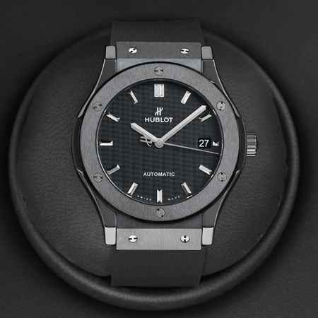 Pre-owned Hublot Classic Fusion Automatic Black Magic 45mm 511.CM.1771.RX