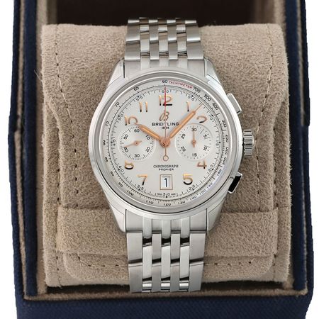 Pre-owned Breitling Premier B01 Chronograph 42mm AB0145211G1A1