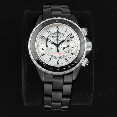 Pre-owned Chanel J12 Superleggera Chronograph 41mm H2039