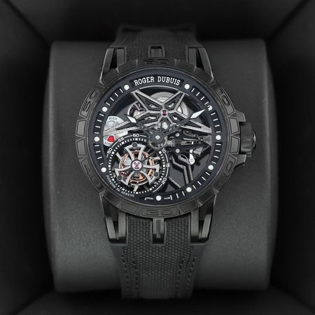 Pre-owned Roger Dubuis Excalibur Spider Pirelli PitStop Tourbillon 45mm RDDBEX0669